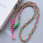 Creative Cartoon Mobile Phone Universal Lanyard Crossbody Long Rope Lanyard Rope Cartoon Decorative Pendant Accessories