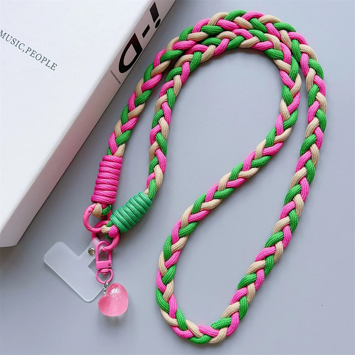 Creative Cartoon Mobile Phone Universal Lanyard Crossbody Long Rope Lanyard Rope Cartoon Decorative Pendant Accessories