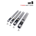 1mm-20mm High Quality 45# Steel Round Hole Punch Tool Hollow Cutter Puncher For Leather Craft Belt Bag Clothing Leathercraft DIY