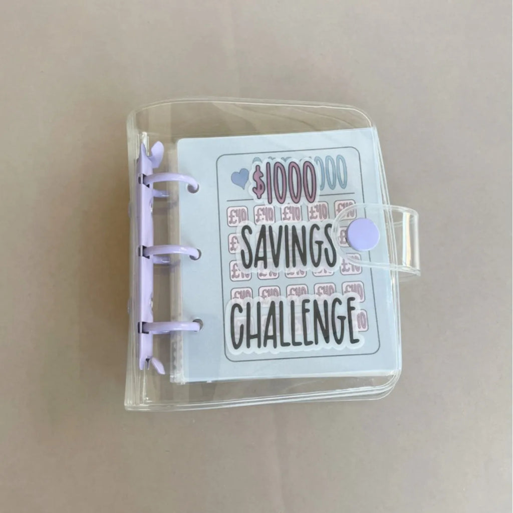 1-Pack Organization Challenge Binder: A cash envelope system designed to simplify budget management and financial planning