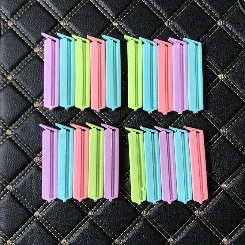 12-60Pcs Portable New Kitchen Storage Food Snack Seal Sealing Bag Clips Sealer Clamp Plastic Tool Kitchen Accessories Wholesale