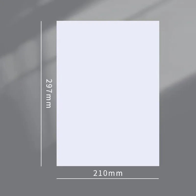 100Sheets 70G Blank Draft Paper A4 Copy Paper White Printer Paper Office Paper Practice Paper for Student A4 DIY Paper