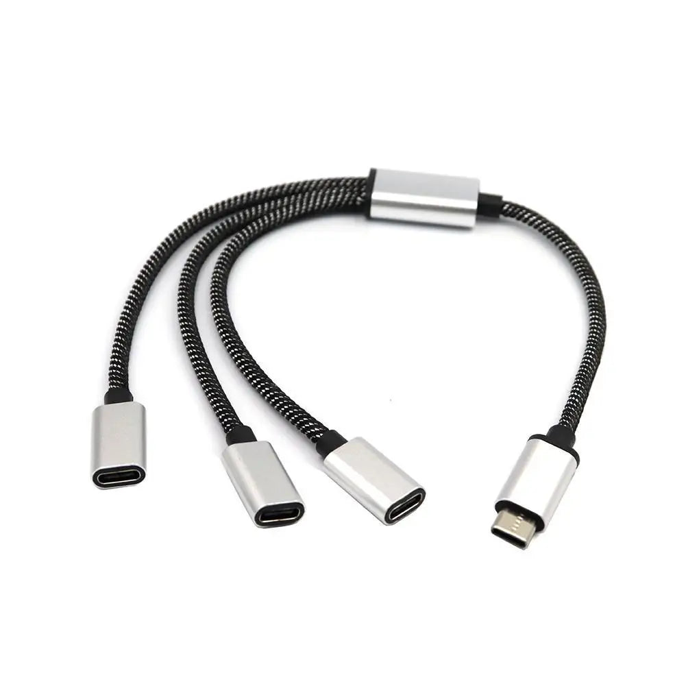 Multi USB Hub Extensions 3/2 Port Type C Hub USB Splitter Fast Data Transmission OTG Adapter For PC Laptop Pro