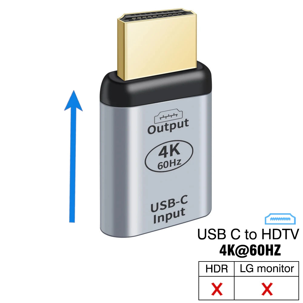 USB Type C To HDMI-Compatible 8K USB C to DP DisplayPort miniDP 4K VGA Adapter For Laptop MacBook TV Box PS5 Switch iPad Galaxy