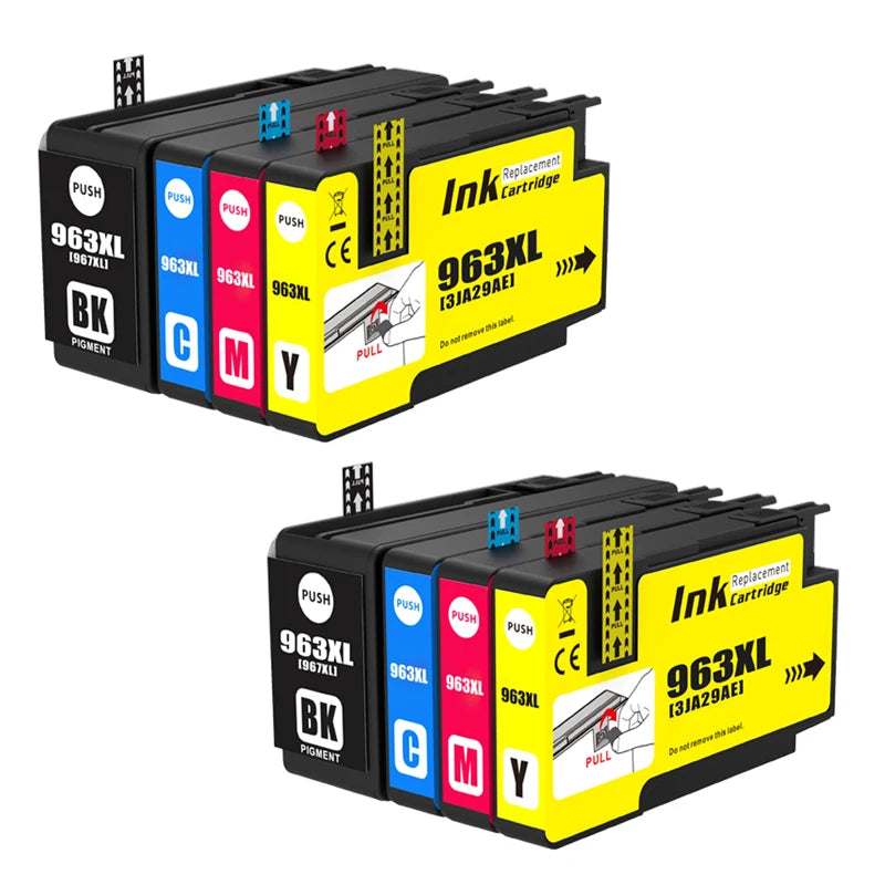 963XL 967XL 963 967 XL For HP963 HP967 Inkjet Ink Cartridge Compatible for HP OfficeJet Pro 9010 9015 9020 9022 9025 Printer