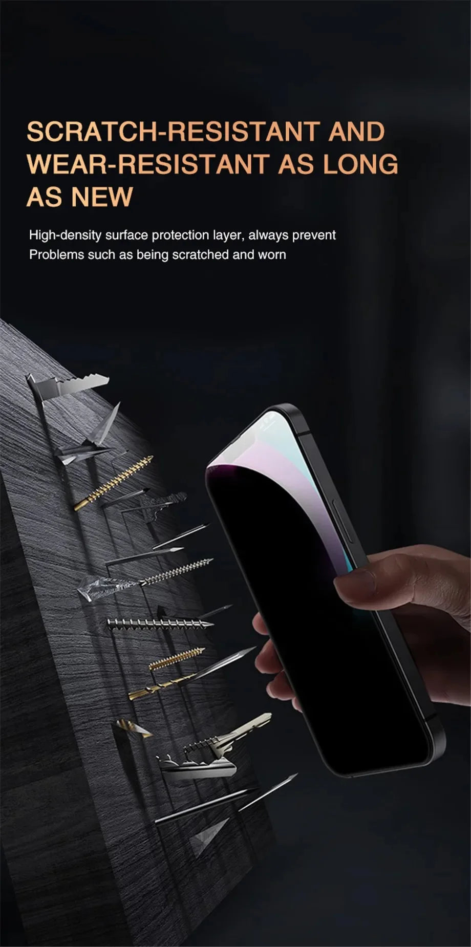 1~4PCS Anti-Spy Glass For iPhone 18 17 16 15 14 13 Pro Max Privacy Screen Protector & Camera Film For iPhone 15 12 11 Pr