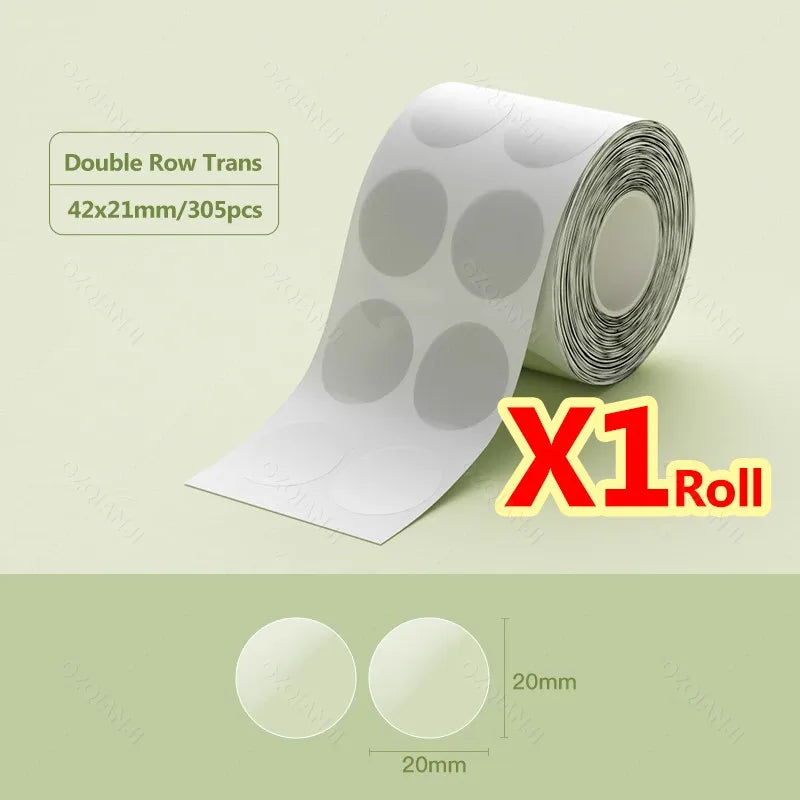 NiiMBOT B21 B1 Round Sticker Labels Sticker Self-adhesive Waterproof Thermal Label Paper For Niimbot Mini Portable Label Maker