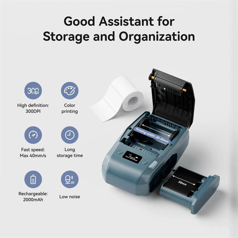 Niimbot N1/M2 Thermal Transfer Label Printer Color Printing Label Machine Wireless DIY Price Tag Sticker for Home Office