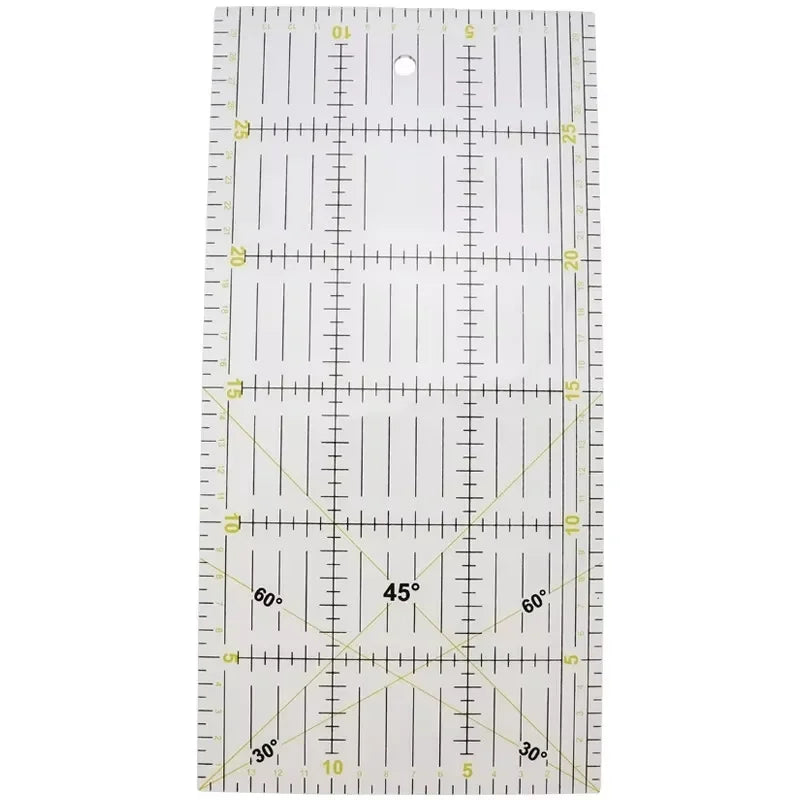 Yokoyama Acrylic Sewing Ruler For Patchwork Measuring Drawing Dressmaker Yardstick DIY Craft Quilting Cutting Accessories Tool