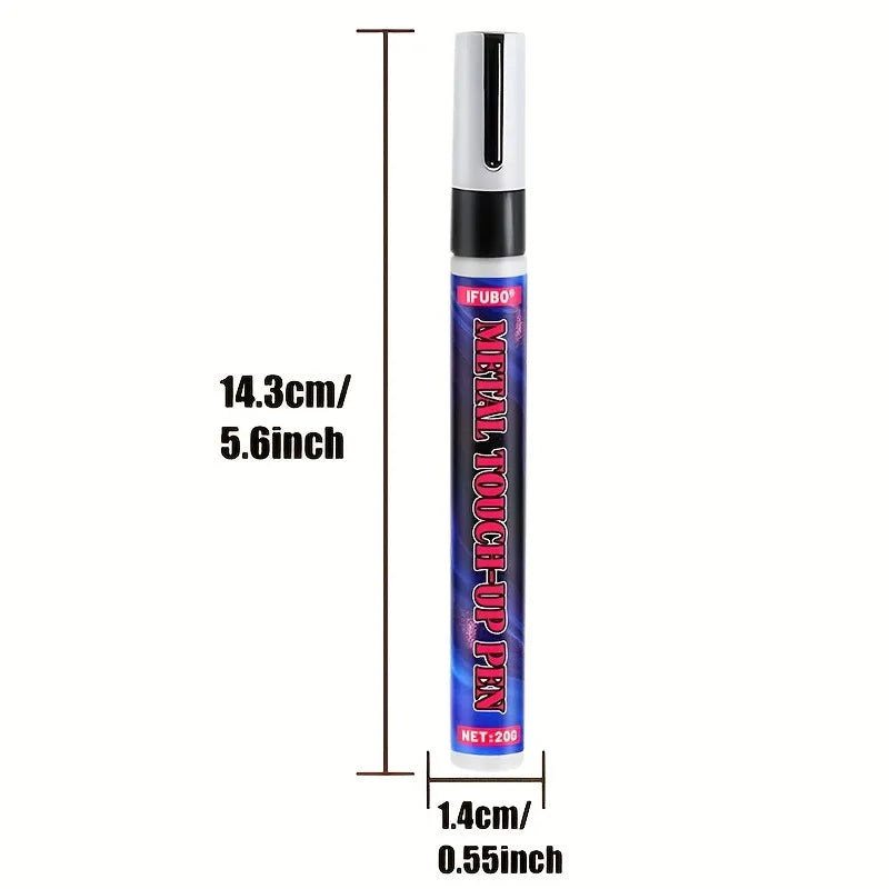 Metal Touch-Up Paint Pen | Black/White/Gray | Faucet Scratch Repair | Bathroom Kitchen & Car Rim Restoration