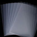 10pcs L-Type A4 Folder Monolithic Folder File Protective Cover Transparent File Envelope Folder