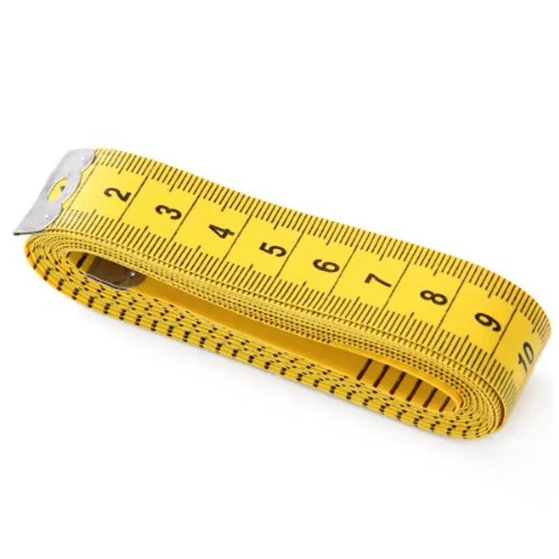 1PCS Yellow 3M Soft Sewing Tailor Tape Body Measure PVC Fiber Ruler Dressmaking diy tools Wide 2cm