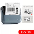 Niimbot B4 Thermal Label Printer Large Size 20-110mmm Print Width Label Sitcker Machine Shipping Label Business Office Use