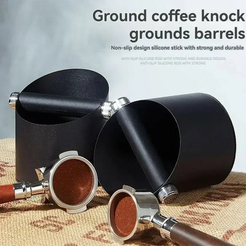 Coffee Grounds Waste Bucket Knock Box For Espresso Machine Handle Coffee Dregs Container Powder Recycling Bin Home Cafe Barista