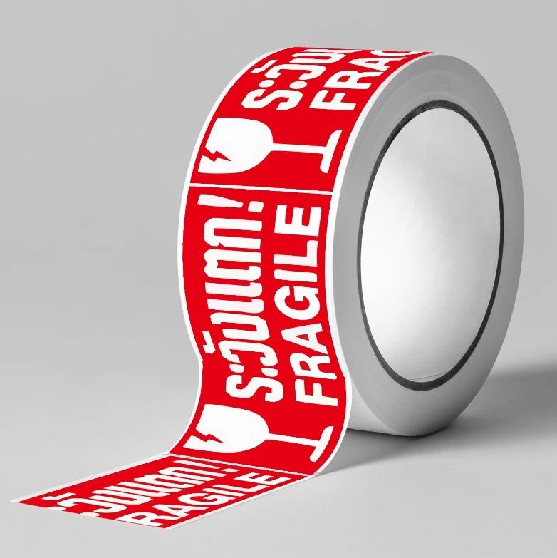 250Pcs/roll  Fragile Warning Sticker Care Shipping Special Tag Useful Shipping Express Label Handle With Care Keep