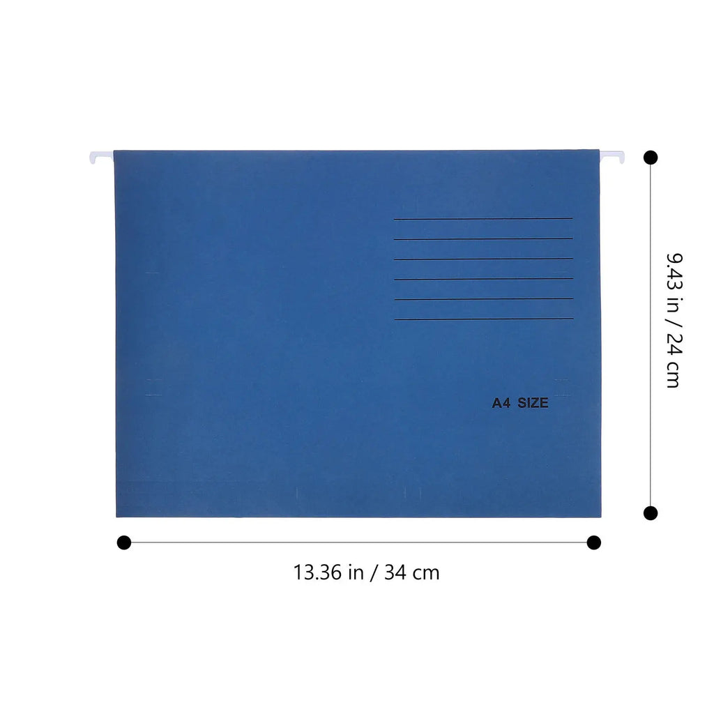 8Pcs Hanging File Folders Stable Anti-Wear Document Organizer Files Holders A4 Convenient Receipt Coupon Sorting Office Storage