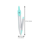 1Set Geometry Drawing Tool Kit Multifunctional Engineering Drawing Supplies for School Office Student Measure Compass Protractor