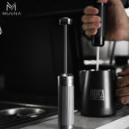 Muvna New Electric Milk Frother Stick，Wireless Batidor Eléctrico Ender for Barista Latte Art Accessories