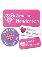 Custom Name Stickers 130 Pieces - Waterproof Personalized Adhesive Labels for Clothing