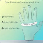100pcs Transparent disposable latex gloves, suitable for kitchens, bathrooms, pet care, beauty, hair care and hotels, etc