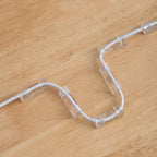 20/100pcs Cable Organizer Clips Cord Holder Transparent Management Wire Manager Home Office USB Data Line Winder Hooks Protector