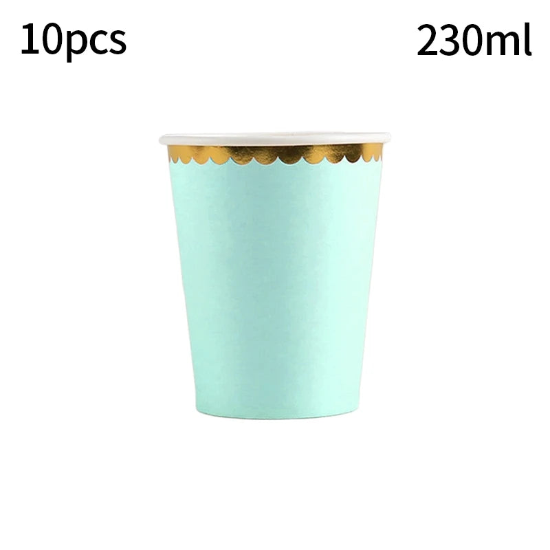 24pcs 7/9inch Pink Daisy Theme Disposable Tableware Flower Plate Napkin Banner Birthday Party Baby Shower Wedding Decor