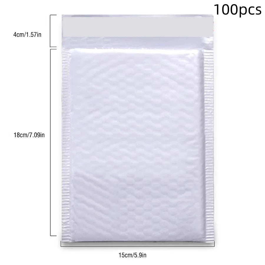 50PCS 100PCS White Multifunctional Bubble Mailing Envelope SelfAdhesive Sealed Express Packaging Suitable For Multiple Scenarios