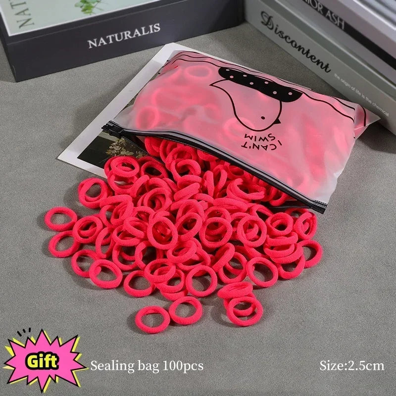 Gift Bag Hair Accessories Girls Bands Kids Rubber Elastique Cheveux Fille Cute Band Elastiques Baby Bandas Headbands Haargummi