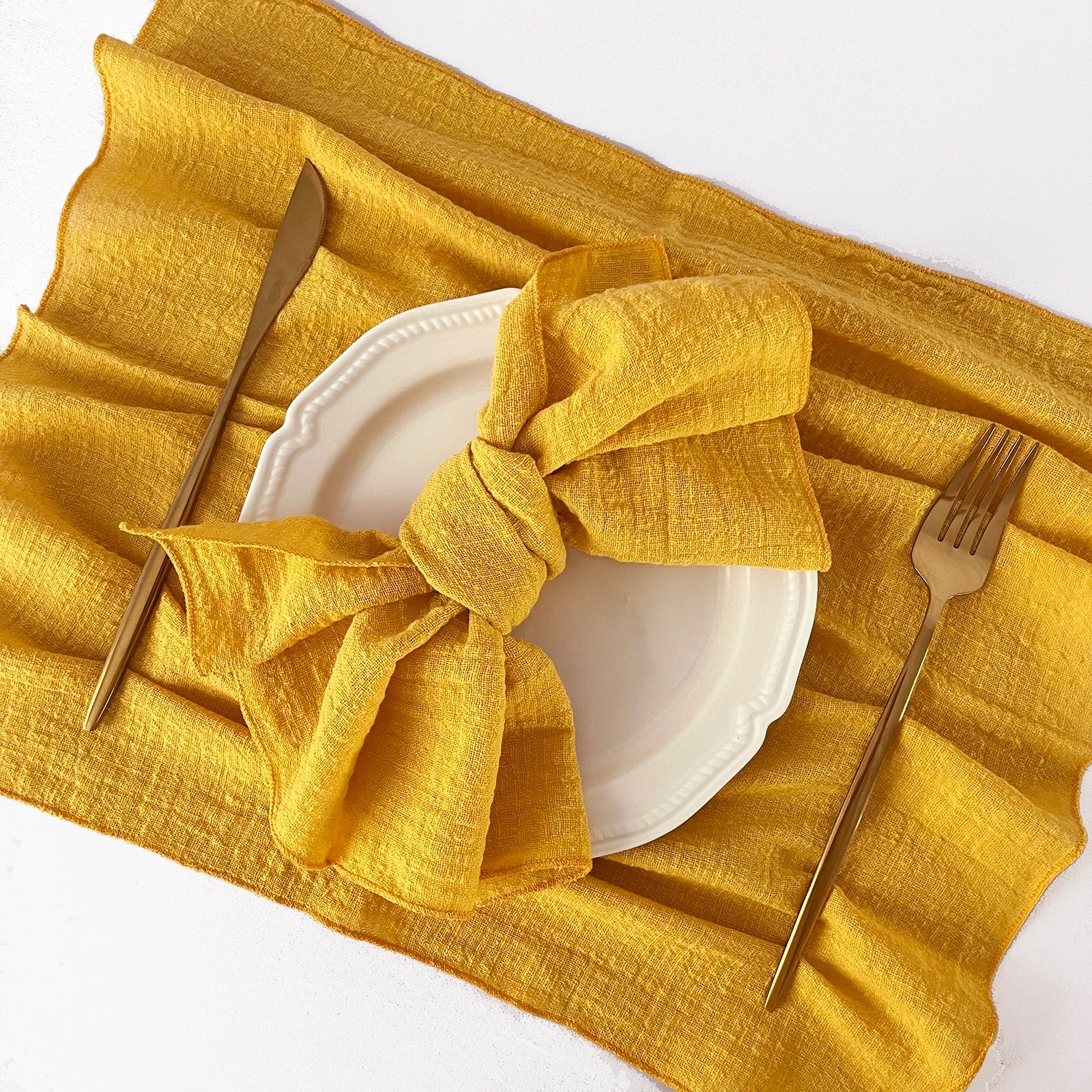 Set of 6 Cotton Cloth Napkins Gauze 30x30cm Fabric for Wedding Decor Everyday Use Dinner Tea Towel Table Village Christmas Napki