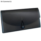 【Wq0】【MA3】13 Pockets Expanding File Folder Accordion Document Organizer Check Receipts Bill Card Ticket Holder PP Wallet Case