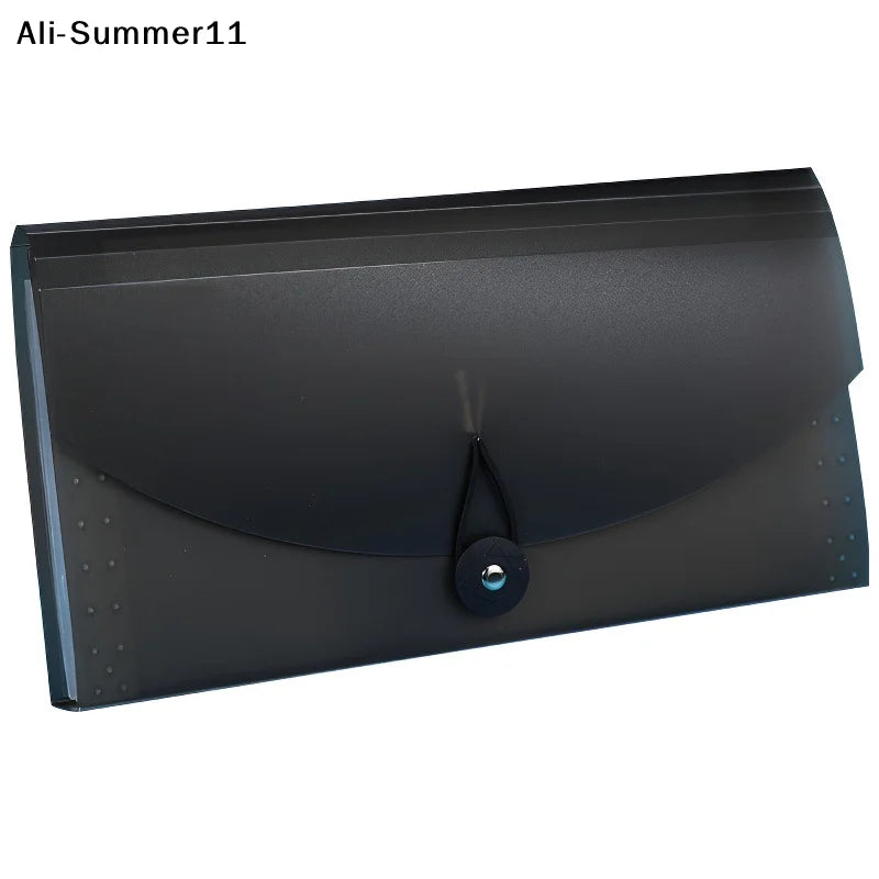 【Wq0】【MA3】13 Pockets Expanding File Folder Accordion Document Organizer Check Receipts Bill Card Ticket Holder PP Wallet Case