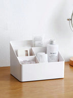 Dormitory living room desktop storage box plastic office cosmetics finishing box remote multi-function finishing storage box bat