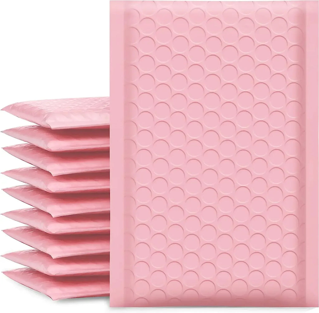 50-10PCS Bubble Mailers Wholesale White Foam Bubble Envelope Bag Adhesive Waterproof Shipping Bag Thickened Envelope Packing Bag