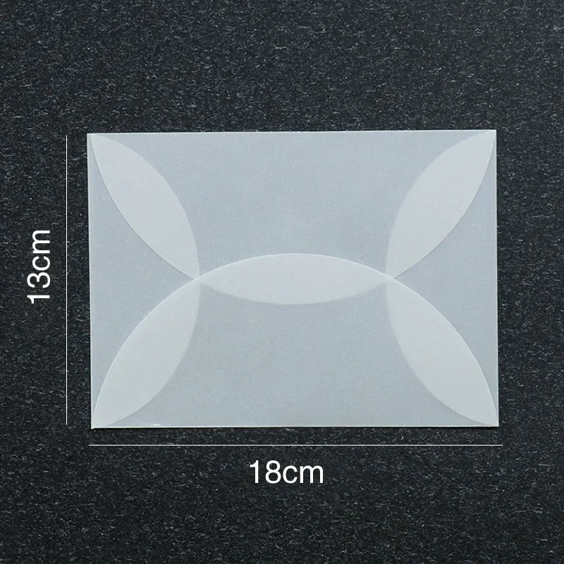 50pcs/lot Blank Translucent Envelope for Invitations Postcards European Giftbox Message Card Letters Business Wedding Envelopes