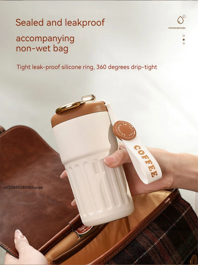 Intelligent Digital LED Temperature Display Coffee Cup Stainless Steel Thermo Bottle Keeps Cold and Heat Thermal Mug Sports Cup