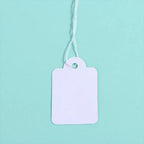 Multipurpose Hanging Price Display Cards DIY with Cotton Thread Apparel Sewing Hang Tag Price Tag Garment Tag Price Label