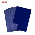 50 Sheets A4 Carbon Copy Transfer Paper, Reusable Graphite Tracing Paper for Painting Sewing Wood Fabric DIY Craft & Office Draw