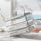 Multi-Purpose Desktop Organizer with Stackable Design, Sturdy Storage Box for A4 Files & Stationery