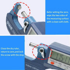 0.001 MM Electronic Outside Micrometer 0-25 MM With Extra Large LCD Screen Digital Micrometer Electronic Digital Caliper Gauge