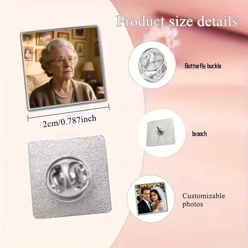 Custom Photo/Text/Logo Badges - Personalised Photo Badges, Suitable as Corporate Gifts or Wedding Souvenirs - Custom Badges