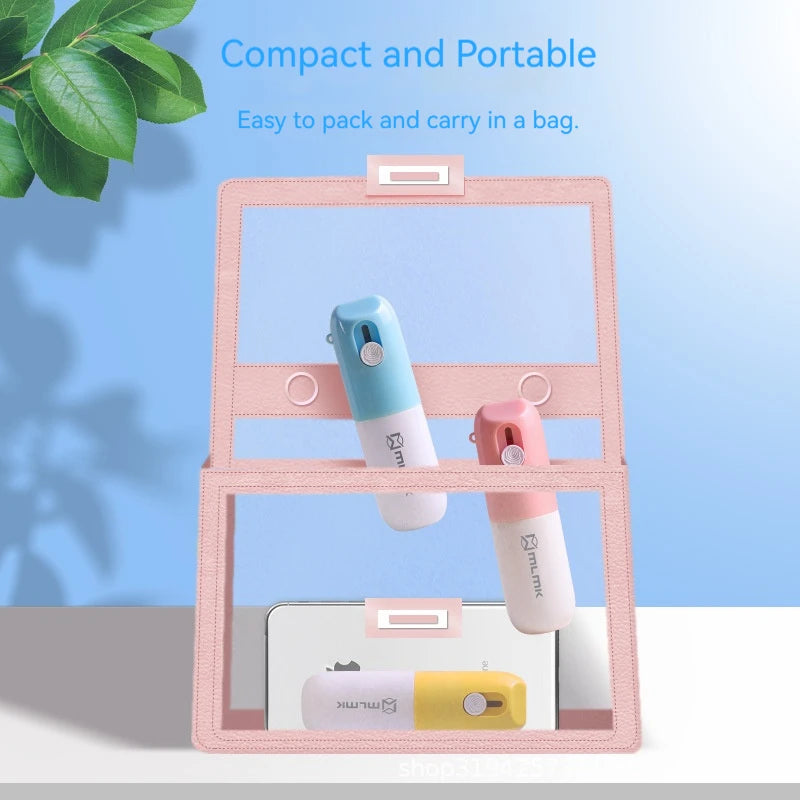 Portable Thermal Paper Correction Fluid Fast-Drying Anti Peep Privacy Protector with Retractable Box Opener Quick Eraser Covera