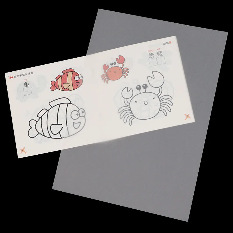 73g A4 Parchment Paper Transparent White Tracing Paper Copy Tracing Paper Painting Plate Making Transfer Paper Printing Paper
