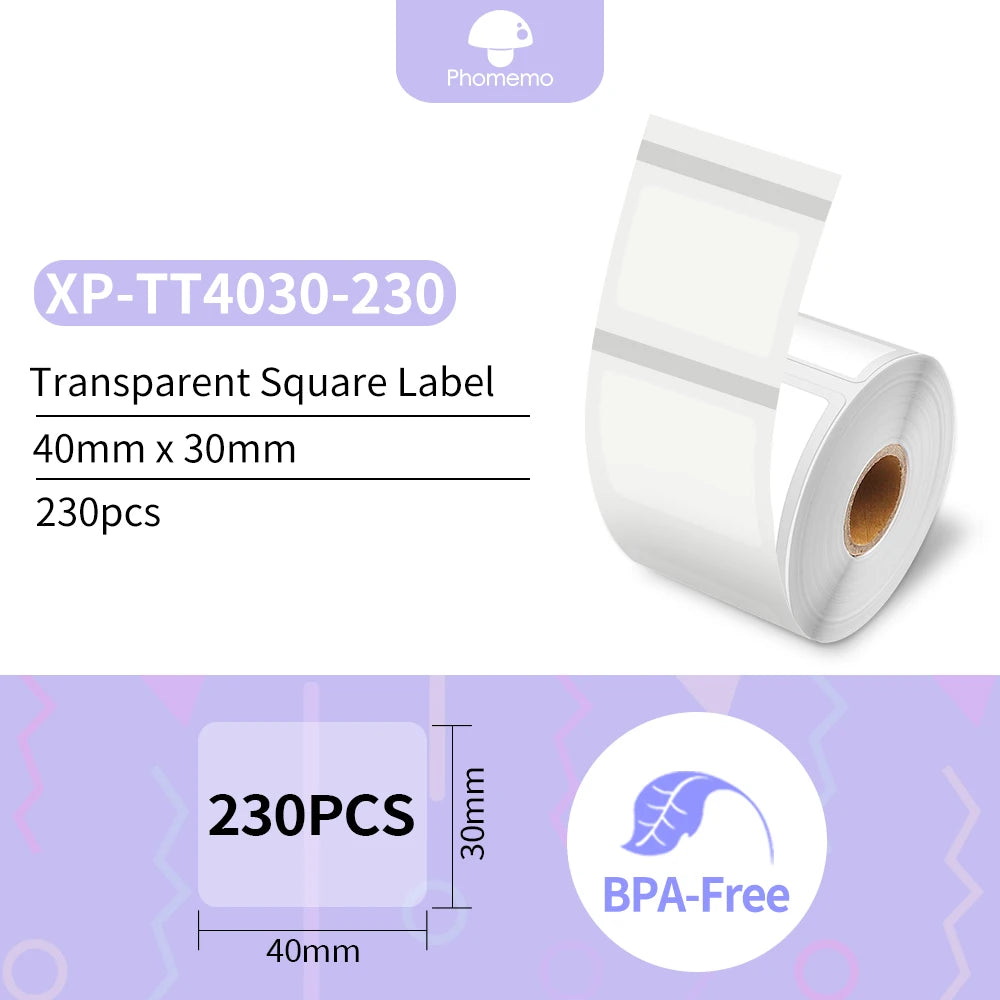 Phomemo Label Printer M110 Label Maker Barcode Label Printer for Address, Barcode, Clothing, Photo,Logo,Jewelry,Retail,Business