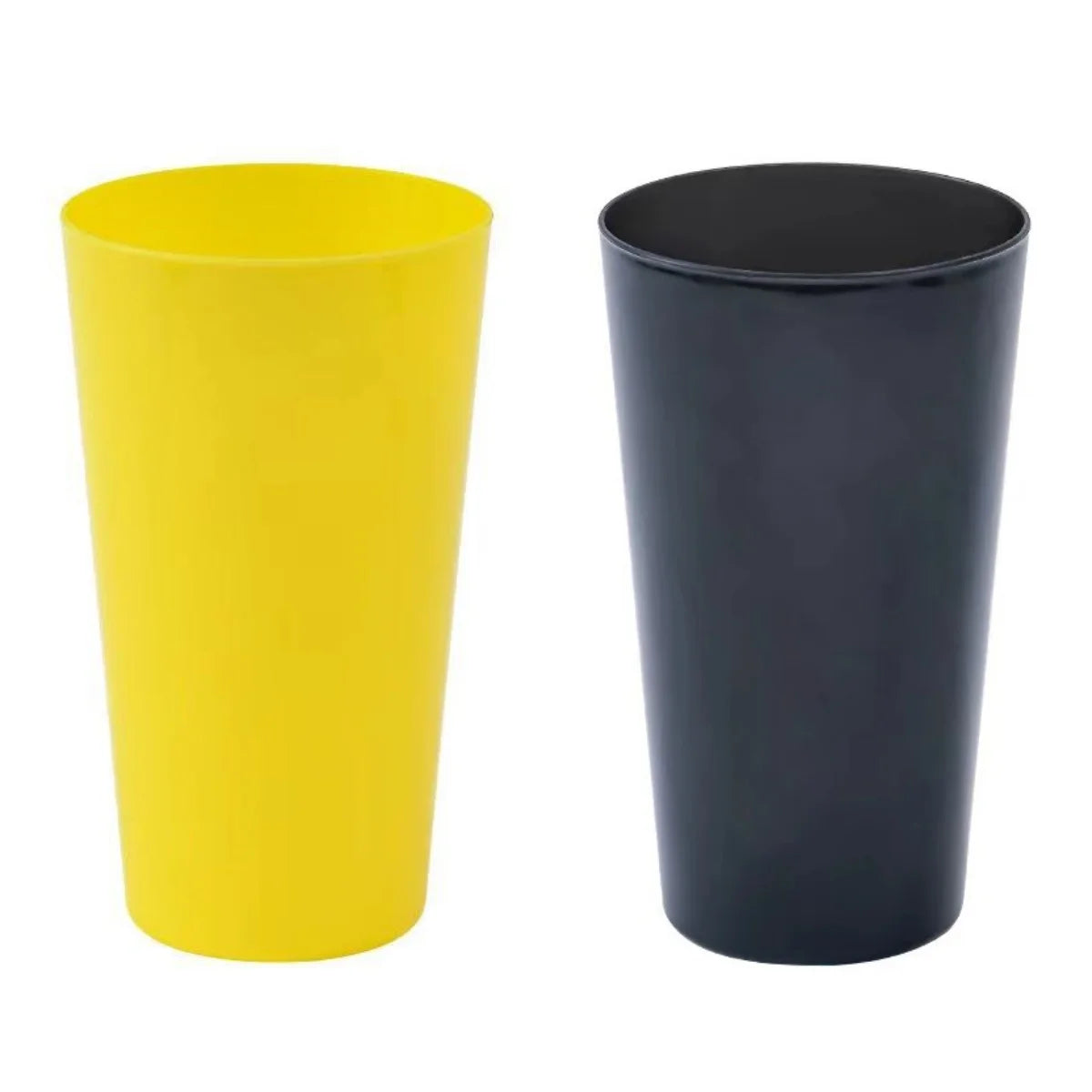 2PCS 20oz Plastic Reusable Cup Stackable Tumbler Unbreakable  Cups for Beer Reusable Glass for Water Party or Home Bar Bathroom