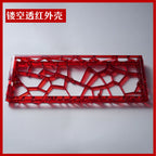GH60/Wooting60/MAD60 Hollow Transparent Keyboard Shell 60% Keys Layout Keyboard Case for PC Accessory Customized Keyboard Shell