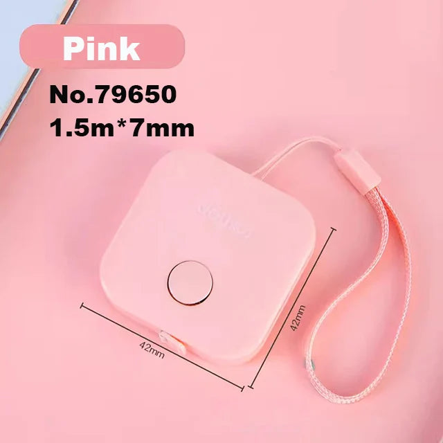 Deli 1.5m 2m Measure Tape Double Scale Body Sewing Flexible Ruler for Kids Aldult Height Waist Measuring Tailor Craft Soft Ruler