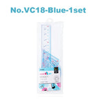 Deli 4pcs/set Transparent Soft Ruler Flexible Straight Triangle Rulers Protractor for Home Office Drawing Maths Measuring Tool