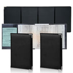 1/2pcs 4-fold grey card holder in imitation leather Vehicle document, insurance & licence holder – Elegant, compact and durable