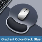 Gradient color mouse pad comfortable wrist rest non-slip mouse pad soft mouse pad wrist rest computer desktop mouse pad
