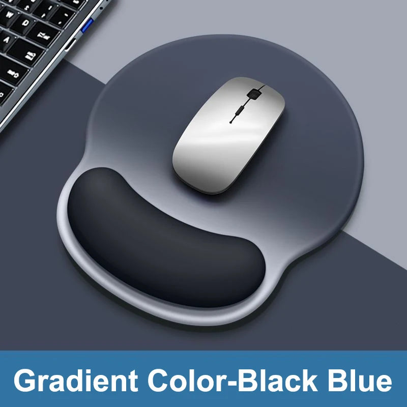 Gradient color mouse pad comfortable wrist rest non-slip mouse pad soft mouse pad wrist rest computer desktop mouse pad